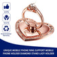 Universal Metal Finger Ring Mobile Phone Stand Holder Fashion Jewelry Style Holder Heart Shape Stand  For iPhone Huawei Samsung