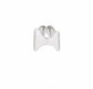 Micro-inlaid Zircon Nail Cover Design Ring for Women Party Jewelry Crystal Nail Ring Joint Ring Female