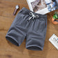 Summer Men&#39;s Solid Shorts Linen Solid Color Short Trousers Male Summer Plus Size 7XL 8XL 9XL Breathable Flax Casual Shorts