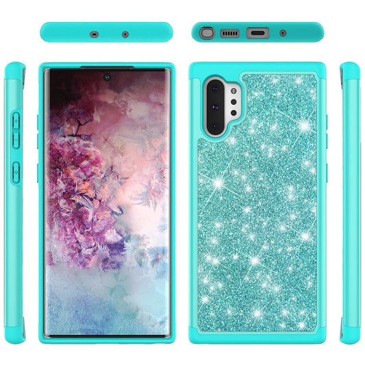 Luxury Case for Samsung Galaxy Note10 SM-N970F Note 10 Plus SM-N975F 5G Glitter Shiny Shockproof Back Protective Phone Cover