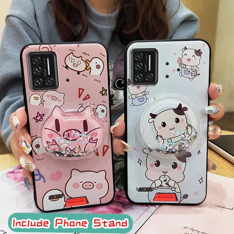 For Woman Original Phone Case For UMIDIGI Bison GT drift sand Cartoon Anti-knock Cover Kickstand