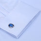 M~6XL Men&#39;s French Cuff Dress Shirt 2022 New White Long Sleeve Formal Business Buttons Male Shirts Regular Fit Cufflinks Shirt