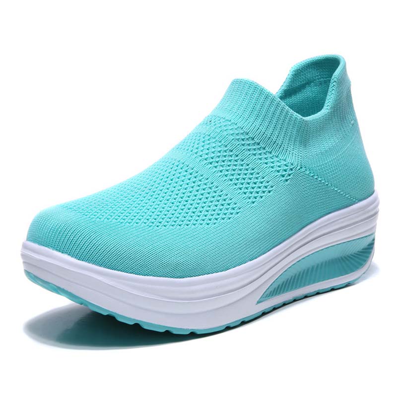 2021 Woman Vulcanize Shoes Ladies Women's Sneakers Fashion Slip-On Sock Platform Sneakers Female Women Shoes Zapatillas Mujer