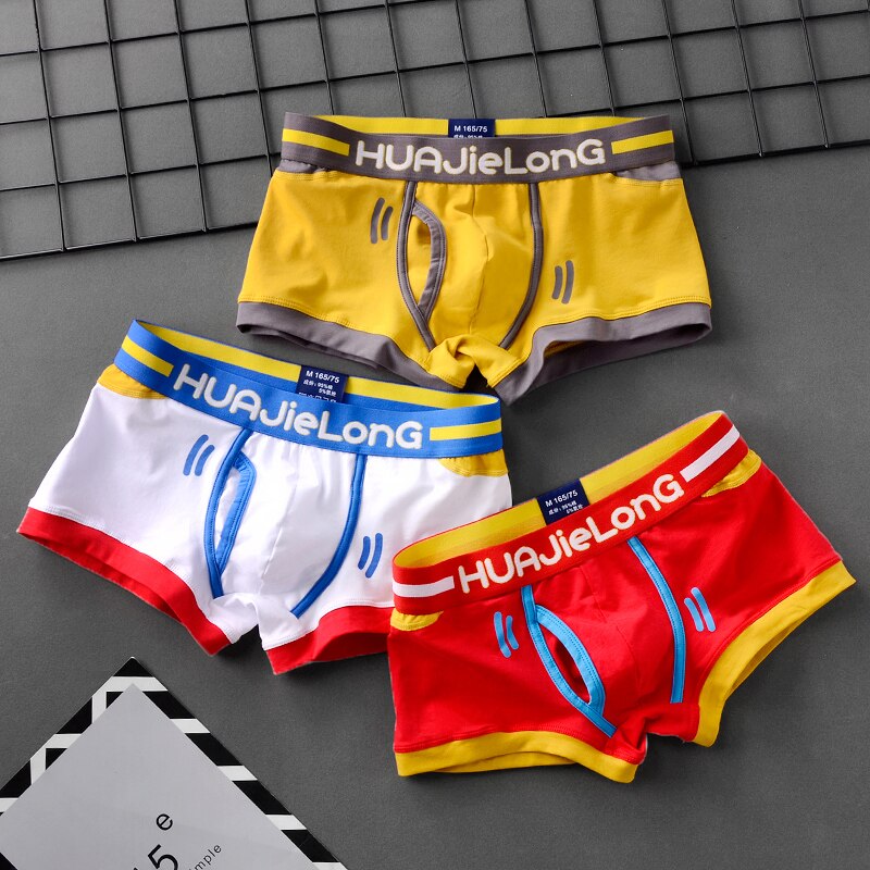 Mens Boxer Shorts Personalized Print Mens Underwear Boxers Cotton Multicolor Panties Summer Breathable Underpants 2022 New