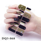 14Pcs /Sheet Nail Stickers Luxury Design Nail Polish Stickers Factory Price Full Cover Nail Charms for Manicure Women Beauty