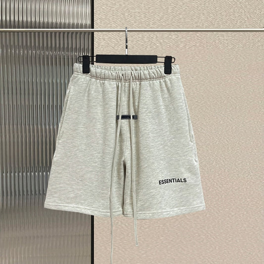 Fashion Brand Men's Essential Shorts Reflective Letter Streetwear Hip Hop Cotton Shorts Sports Outdoor Leisure Running Shorts