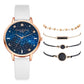 Lvpai Brand 5PCS Fashion New Bracelet Watch Set Crystal Rhinestone Women Ladies Wristwatch Watches Ladies Relogio Feminino Reloj