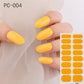 16tips/sheet Beauty Nail Art Sticker Wholesale Nail Polish Full Stickers Pregnant Women Available Solid Color Nails DIY Manicure