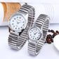 Fashion Women Watch Men Flexible Elastic Band Quartz Wrist Watch Steel Strap Couple Watches Gift Reloj Mujer Hombre