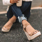 2022 New Ladies Shoes Platform Sandals Women Comfortable Wedges High Heels Pumps Sandalas Espadrilles Female Summer Plus Size 43