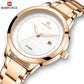 Luxury Brand NAVIFORCE Rose Gold Watches For Women Quartz Wrist watch Fashion Ladies Bracelet Waterproof Clock Relogio Feminino