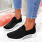 Women Rhinestone Sneakers Female Mesh Breathable Sport Shoes Ladies Slip-On Flat Woman's Vulcanized Comfortable Footwear