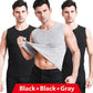 3 Pack Men Cotton Vest Narrow Broad Shoulders Tank Tops Underwear Boy Under Clothes T- Shirts Sleeveless Singlets Undershirt