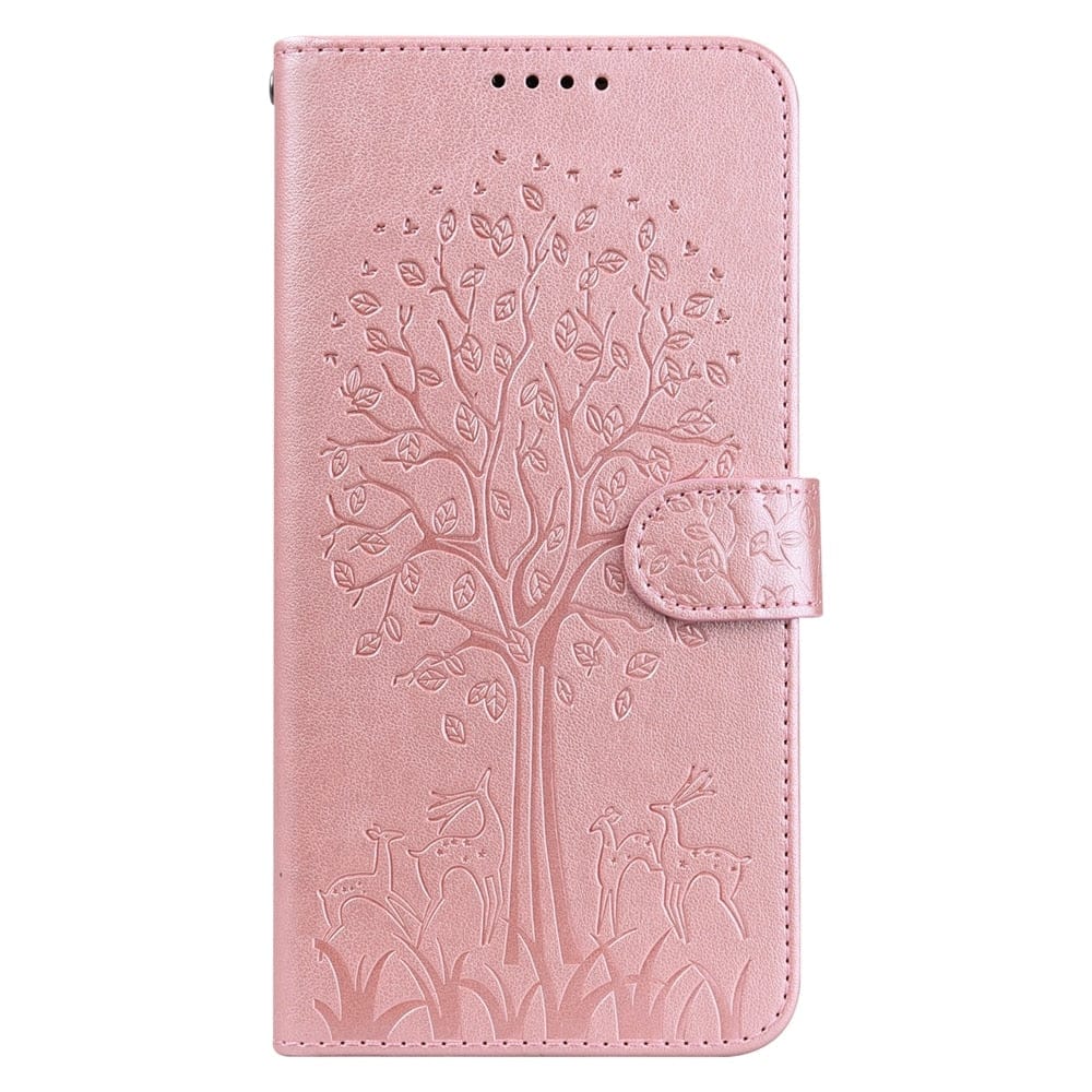 Flip Leather Case for Motorola MOTO E7i Power G20 G10 G30 G22 G60 G9 Plus Cases Tree Deer Magnetic Wallet Phone Back Cover Women