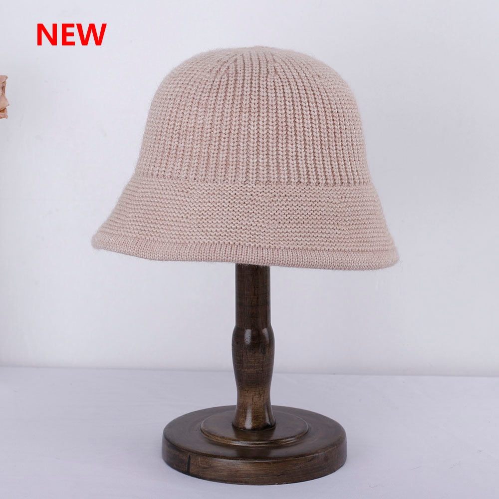 2020 panama warm winter Women&#39;s Bucket hat for teens Felt wool hat for girl sautumn and winter fashion Fur Black hip hop hat cap