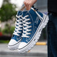 Fashion Men&#39;s Canvas Shoes High Top Flat Shoes for Men Blue Black Sneakers Board Shoes Espadrilles Canvas Sneakers Sneakers Men