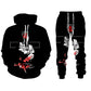 Hip Hop Rapper Tupac Hoodie Set 2 PAC Fleece Sweatshirts Sweatpants West Coast Gangsta Rap Clothing Pullover