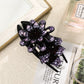 Rhinestone Hairpin Flower Leaf Butterfly Duckbill Hair Claws Retro Hair Clips Accessories For Women Shinning Ponytail Headwear