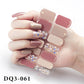 14Pcs /Sheet Nail Stickers Luxury Design Nail Polish Stickers Factory Price Full Cover Nail Charms for Manicure Women Beauty