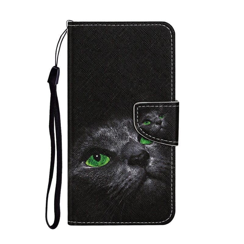 Marble Flip Case on for Etui Samsung Galaxy A12 Case for Funda Samsung M12 Marble Cat Magnetic Leather Wallet Phone Cover Women