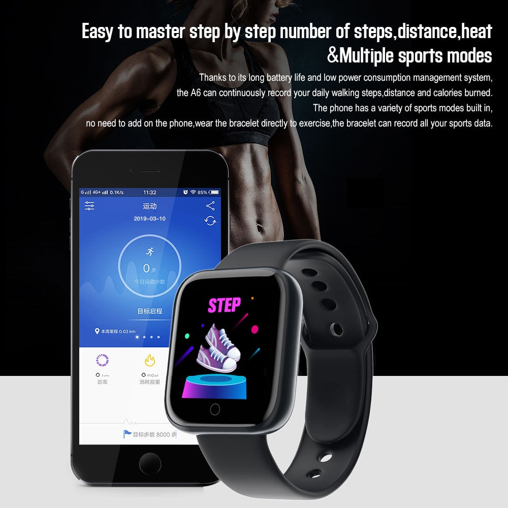 Twitch Smart Watch For Men Women IP67 Waterproof Sports Watch For iPhone Xiaomi Samsung Huawei Heart Rate Bluetooth Smartwatch