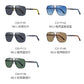 Fashion Square Polarized Sunglasses Outdoor Sunshade Glasses Women Men Luxury Metal Frames Eyewear Black Tea Eyeglasses UV400