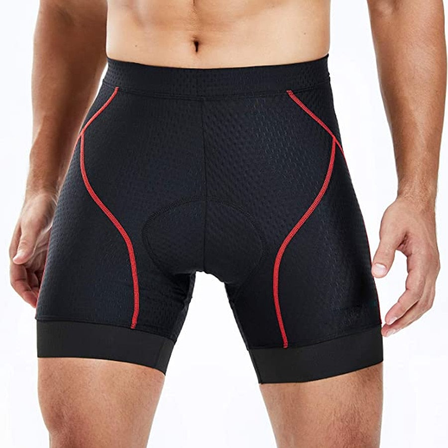 CYKLOPEDIA Cycling Shorts Men Cycling Underwear Breathable Mesh Riding Underpant Gel Pad Shockproof Bike Short Bicycle Underwear