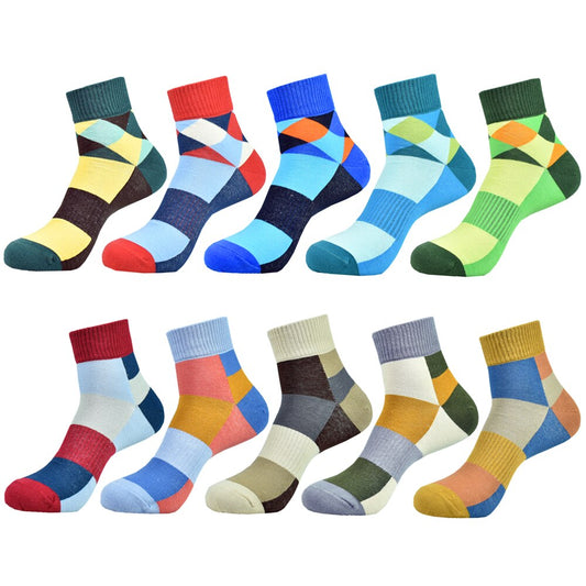 2022 Socks Men's New Socks Short High Quality Compression Boat Socks Fashion Dress Casual Colorful Gift Men Funny Cotton Socks