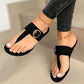 2022 New Summer Sandals Women Fashion Casual Beach Outdoor Flip Flop Sandals Metal Decoration Ladies Flat Shoes Big Size 35-43