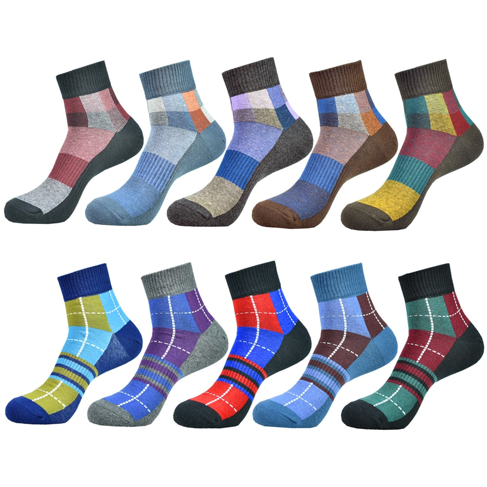 2022 Socks Men's New Socks Short High Quality Compression Boat Socks Fashion Dress Casual Colorful Gift Men Funny Cotton Socks