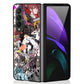 Anime Chainsaw Man Case for Samsung Z Fold3 Fold4 5G Phone Cover 6.7 Inches for Galaxy ZFold 3 Fold 4 Black Hard Capas