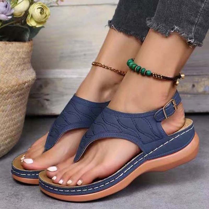 Women Sandals 2023 Summer Sandals With Low Heels Shoes For Women  Lightweight Flip Flops Casual Sandalias Mujer Summer Footwear