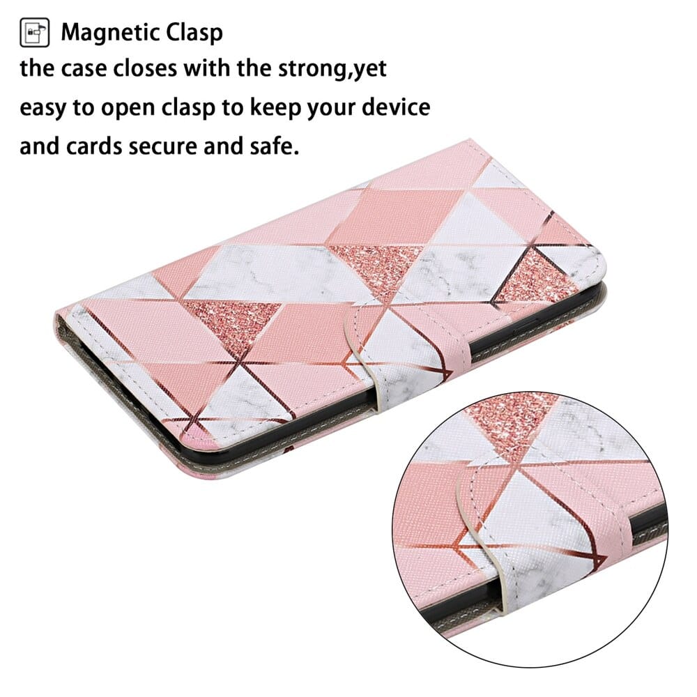 Marble Flip Case on for Etui Samsung Galaxy A12 Case for Funda Samsung M12 Marble Cat Magnetic Leather Wallet Phone Cover Women