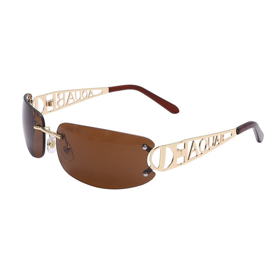 Trends Punk Sport Sunglasses New Women Men Brand Designer Sun Glasses UV400 Shades Eyewear Goggle Lady Luxury Goggle Eyeglasses