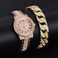 Diamond Women Watches Gold Watch Ladies Wrist Watches Luxury Brand Rhinestone Women&#39;s Bracelet Watches Female Relogio Feminino