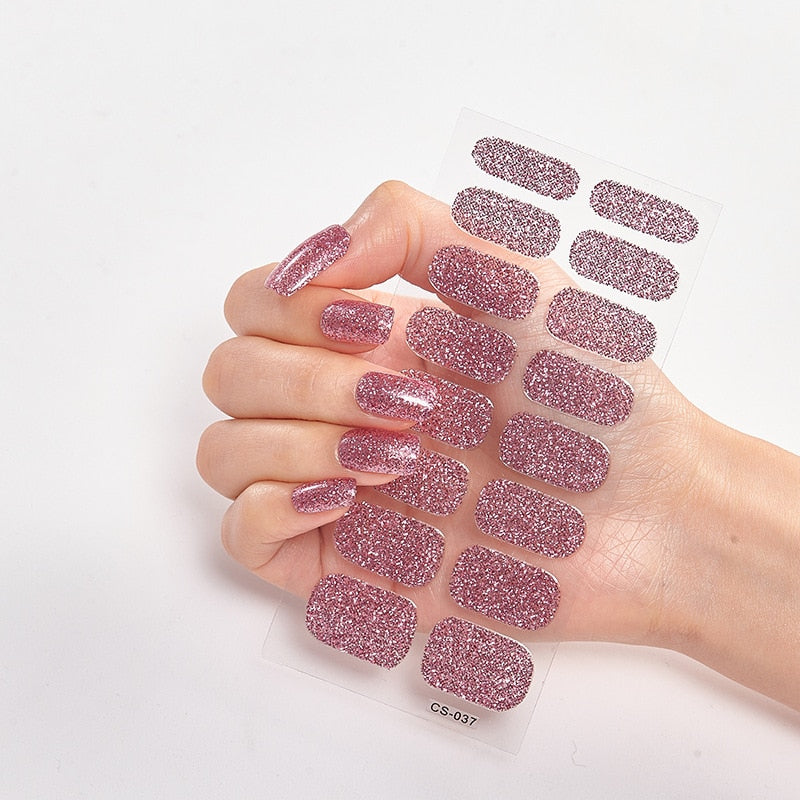 Patterned Nail Stickers Wholesale Supplise Nail Strips for Women Girls Full Beauty High Quality Stickers for Nails