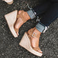 2022 New Ladies Shoes Platform Sandals Women Comfortable Wedges High Heels Pumps Sandalas Espadrilles Female Summer Plus Size 43