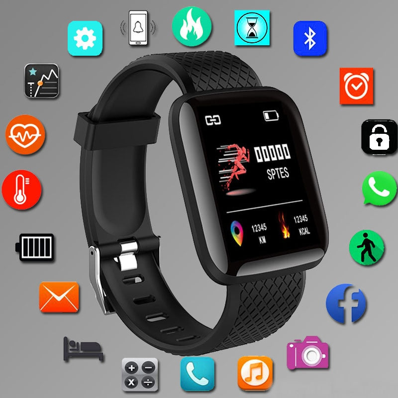 Digital Smart sport watch men&#39;s watches led electronic wristwatch Bluetooth fitness wristwatch women kids hours hodinky for men