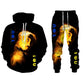 Hip Hop Rapper Tupac Hoodie Set 2 PAC Fleece Sweatshirts Sweatpants West Coast Gangsta Rap Clothing Pullover