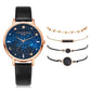 Lvpai Brand 5PCS Fashion New Bracelet Watch Set Crystal Rhinestone Women Ladies Wristwatch Watches Ladies Relogio Feminino Reloj