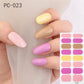 16tips/sheet Beauty Nail Art Sticker Wholesale Nail Polish Full Stickers Pregnant Women Available Solid Color Nails DIY Manicure