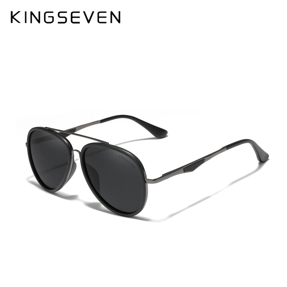 KINGSEVEN 2022 Brand Classic Pilot Polarized Sunglasses Men&#39;s Driving Male Sun Glasses Eyewear UV Blocking Oculos N7936