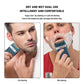 CkeyiN Mini Shaver Men Electric Beard Trimmer Professional Face Hair Removal Waterproof Rechargeable Foil Razor Shaving Machine