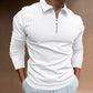 2022 Men&#39;s Casual Autumn Long Sleeve Polo Shirts Men Male Zip Tee Shirt Men Tops Street Golf Clothing Clothes For Men