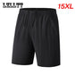 Plus Size 14XL 15XL Summer Men Solid Beach Shorts Mens Breathable Sport Shorts Men Large Quick Dry Jogger Shorts Male 12XL 13XL