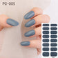 16tips/sheet Beauty Nail Art Sticker Wholesale Nail Polish Full Stickers Pregnant Women Available Solid Color Nails DIY Manicure