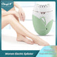 CkeyiN Women's Electric Epilator Rechargeable Bright Light Hair Removal Device Body Face Bikini Legs Painless Shaving Trimmer