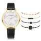 Lvpai Brand 5PCS Fashion New Bracelet Watch Set Crystal Rhinestone Women Ladies Wristwatch Watches Ladies Relogio Feminino Reloj