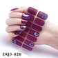 14Pcs /Sheet Nail Stickers Luxury Design Nail Polish Stickers Factory Price Full Cover Nail Charms for Manicure Women Beauty