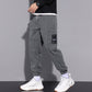 Men's Trousers Solid Color Fashion Pocket 2022 Autumn Winter Joggers Full Length Casual Harem Pants Corduroy Male Sweatpants